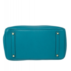 مملوكة مسبقًا حقيبة هيرمس بيركين 35 إكسسوار بالاديوم جلد كليمينس كاري