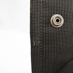 Hermes Black Canvas Herline Backpack