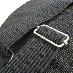 Hermes Black Canvas Herline Backpack