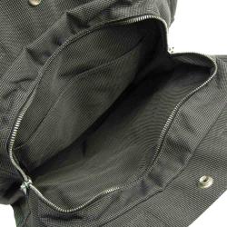 Hermes Black Canvas Herline Backpack