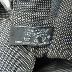 Hermes Black Canvas Herline Backpack