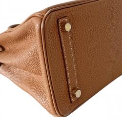 Pre Owned حقيبة هيرمس بيركين جلد فيو توغو 25