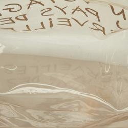 Pre Owned Hermes White Vinyl  Kelly Tote Bag