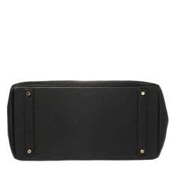 Hermes Black Togo Leather Gold Hardware Birkin 40 Bag