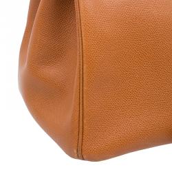 Hermes Brown Epsom Leather Gold Hardware Birkin 35
