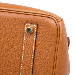Hermes Brown Epsom Leather Gold Hardware Birkin 35