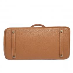 Hermes Gold Togo Leather Gold Hardware Birkin 35 Bag