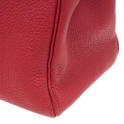 Pre Owned حقيبة هيرمس كيلي ريتورن 35 جلد كليمينس أحمر إكسسوار بلاديوم