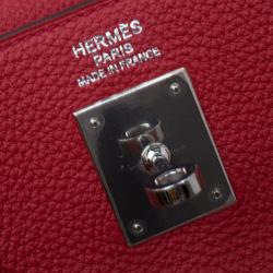 Pre Owned حقيبة هيرمس كيلي ريتورن 35 جلد كليمينس أحمر إكسسوار بلاديوم