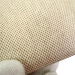 Pre Owned Hermes Tan Leather and Beige Toile Canvas Large Herbag