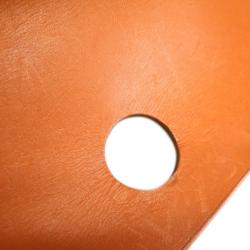 Pre Owned Hermes Tan Leather and Beige Toilea Canvas Herbag MM