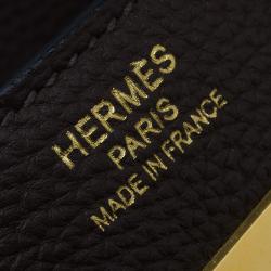 Hermes Choco Brown Togo Leather Gold Hardware Birkin 40 Bag