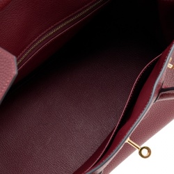 Hermès Rouge H Togo Leather Gold Finished Birkin 30 Bag