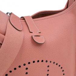 مملوكة مسبقًا Hermes Peach Evelyne Togo III GM Bag