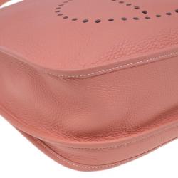مملوكة مسبقًا Hermes Peach Evelyne Togo III GM Bag