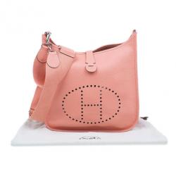 مملوكة مسبقًا Hermes Peach Evelyne Togo III GM Bag