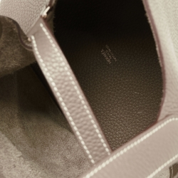 مملوكة مسبقًا حقيبة هيرمس بيكوتين لوك 18 فيو/برتقالي كليمينس 