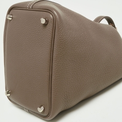 مملوكة مسبقًا حقيبة هيرمس بيكوتين لوك 18 فيو/برتقالي كليمينس 