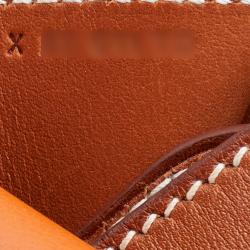 Pre Owned Hermes Fauve Barenia Leather Halzan 31 Bag