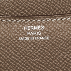 Pre Owned Hermes Etoupe Epsom Leather Palladium Finish Constance 18 Bag