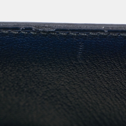 Hermes Blue Nuit Epsom Leather Gold Finish Kelly Sellier 28 Bag