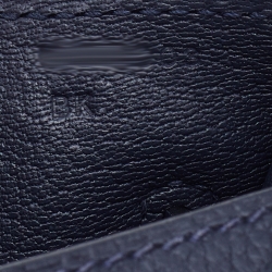 Hermes Bleu Nuit Togo Leather Kelly Depeches 25 Pouch