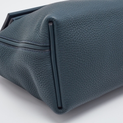 Pre Owned Hermes Vert Cypress Togo and Swift Leather Gold Finish 24/24 29 Bag