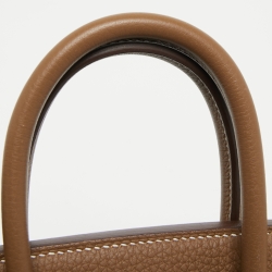 Hermes Gold Togo Leather Gold Finish Birkin 25 Bag