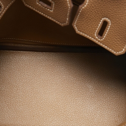 Hermes Gold Togo Leather Gold Finish Birkin 25 Bag