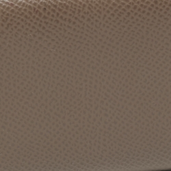 Pre Owned Hermes Etoupe Grey Epsom Leather Calvi Card Holder