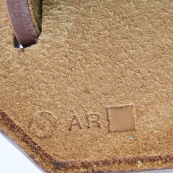 Hermes Bambou/Natural Canvas and Leather Herbag Zip 31 Bag