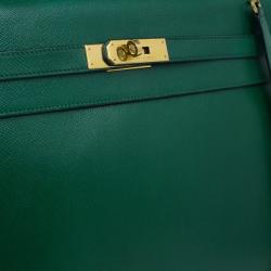 Hermes Vintage Emerald Green Kelly 36