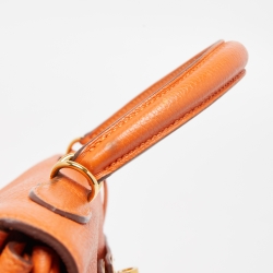 Hermès Orange Togo Leather Gold Finish Kelly Retourne 35 Bag