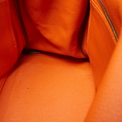 Hermès Orange Togo Leather Gold Finish Kelly Retourne 35 Bag