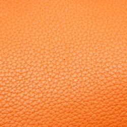 Pre Owned Hermes Orange Taurillon Clemence Leather Palladium Finish Kelly Retourne 32 Bag