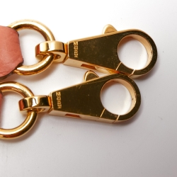 Pre Owned Hermes Crevette Taurillon Clemence Leather Gold Finish Kelly Retourne 32 Bag