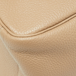 Pre Owned Hermès Gris Tourterelle Taurillon Clemence Leather Palladium Finish Lindy 34 Bag
