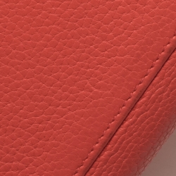 Hermès Rose Jaipur Taurillion Clemence Leather Palladium Finish Kelly Retourne 35 Bag