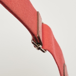 Pre Owned Hermès Rose Jaipur Taurillon Clemence Leather Evelyne III GM Bag
