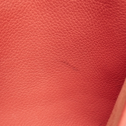Pre Owned Hermès Rose Jaipur Taurillon Clemence Leather Evelyne III GM Bag