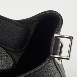 Pre Owned Hermes Black Taurillon Clemence Leather Picotin Lock 18 Bag