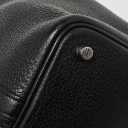 Pre Owned Hermes Black Taurillon Clemence Leather Picotin Lock 18 Bag