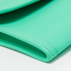 Pre Owned Hermes Vert Comics Swift Leather Elan Jige 29 Clutch