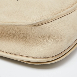 Pre Owned Hermes Parchemin Taurillon Clemence Leather Evelyne II PM Bag