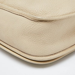Pre Owned Hermes Parchemin Taurillon Clemence Leather Evelyne II PM Bag