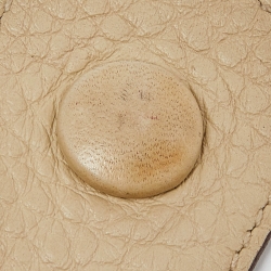 Pre Owned Hermes Parchemin Taurillon Clemence Leather Evelyne II PM Bag