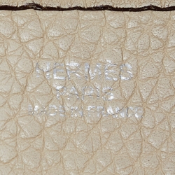 Pre Owned Hermes Parchemin Taurillon Clemence Leather Evelyne II PM Bag