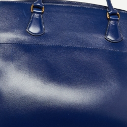 مملوكة مسبقًا Hermes Bleu Box Leather LA Tote