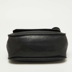 Pre Owned Hermes Black Taurillon Clemence Leather Palladium Finish Jypsiere 28 Bag