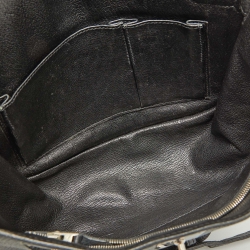 Pre Owned Hermes Black Taurillon Clemence Leather Palladium Finish Jypsiere 28 Bag